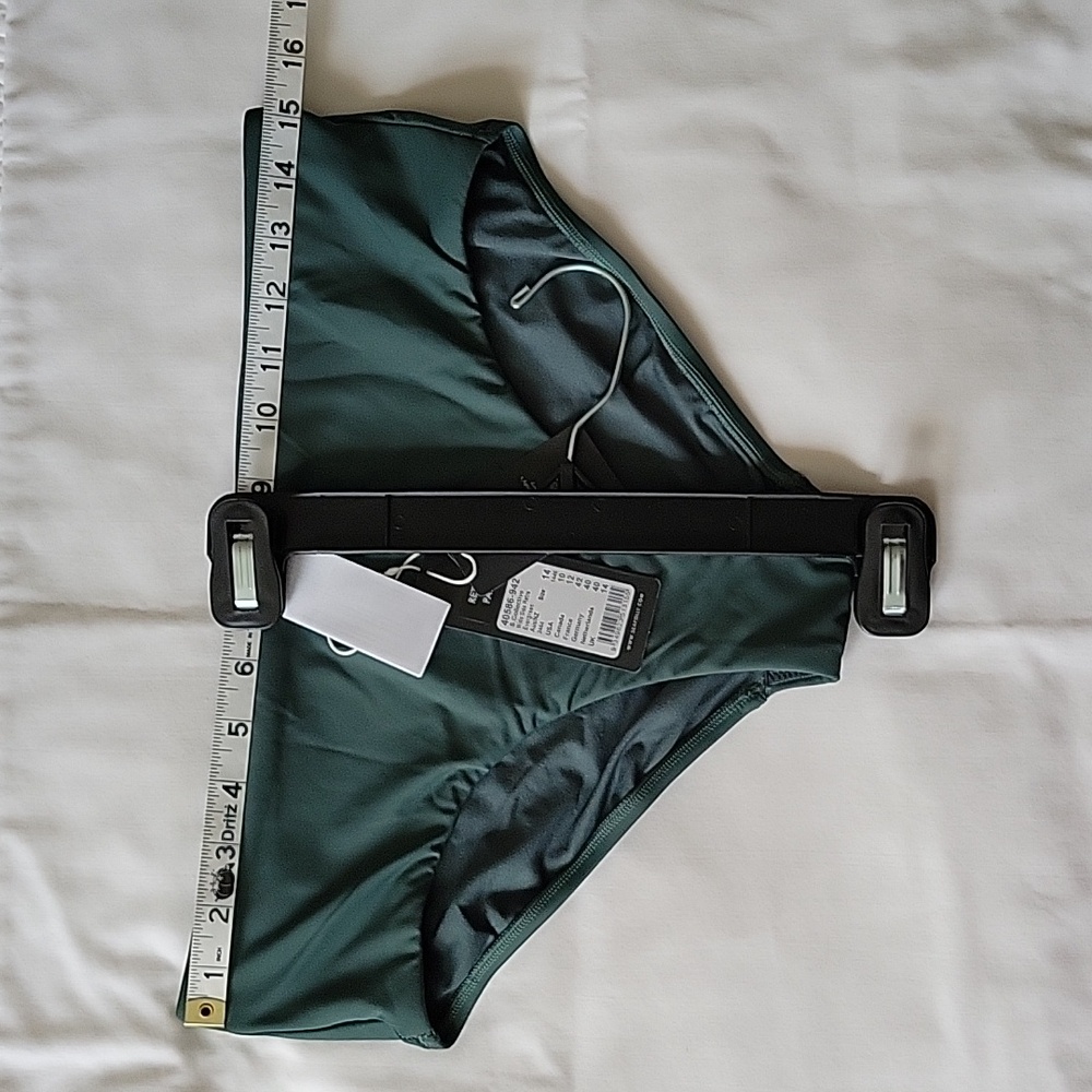 Seafolly Collective Women's Green Wide Side Retro Pant Bottom- Size 10- … - Picture 7 of 11